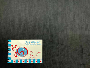 Musselin, schwarz