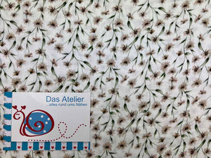 Musselin Blüte, weiss