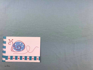 Leinen Viskose, hellblau