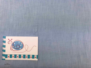 Leinen gewaschen, hellblau