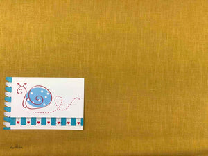 Leinen gewaschen, senf