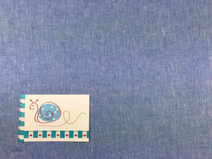 Leinen mel., jeansblau