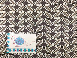 Leinen gemustert, schwarz/natur