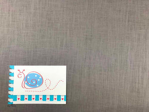 Leinen gewaschen, grau