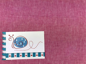 Leinenstoff mel., pink